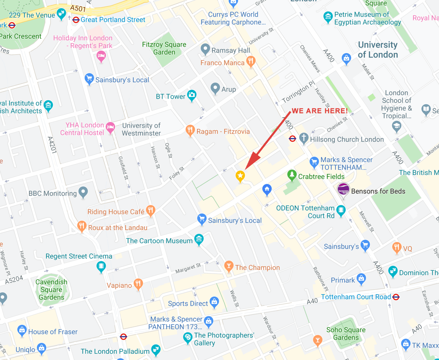 where are we - map